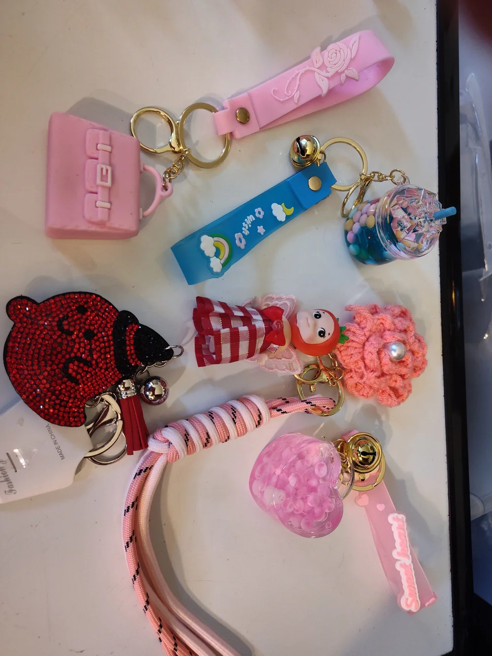 5 Assorted Keychains